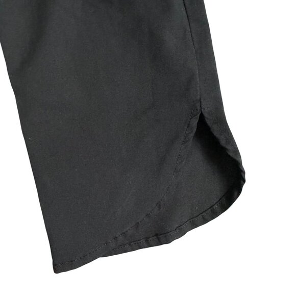 Marine Layer Allison Black Cropped Pants Small elastic waist light weight New - Picture 12 of 14